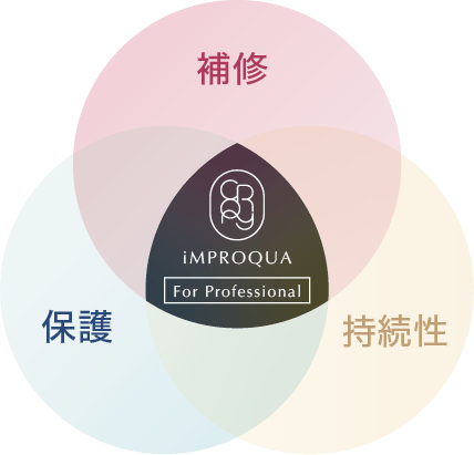 補修・保護・持続性の3つのケア